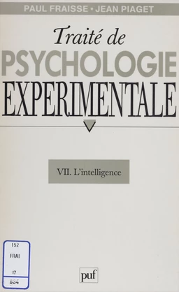 Traité de psychologie expérimentale (7)