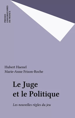 Le Juge et le Politique