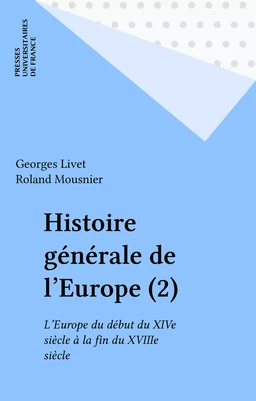 Histoire générale de l'Europe (2)