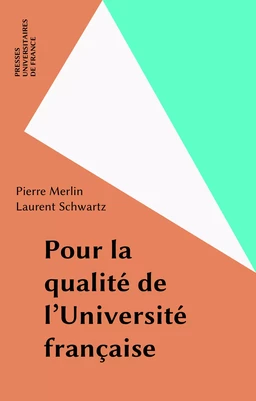 Pour la qualité de l'Université française