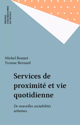 Services de proximité et vie quotidienne