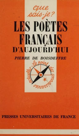 Les Poètes français d'aujourd'hui