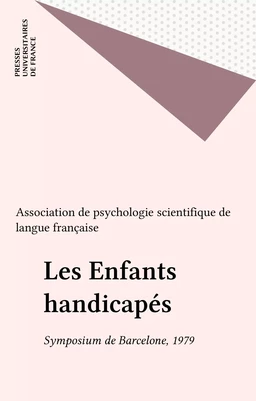 Les Enfants handicapés