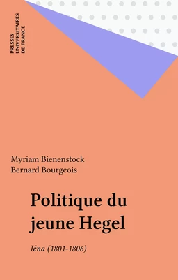 Politique du jeune Hegel