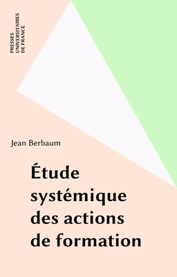 Étude systémique des actions de formation