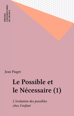 Le Possible et le Nécessaire (1)