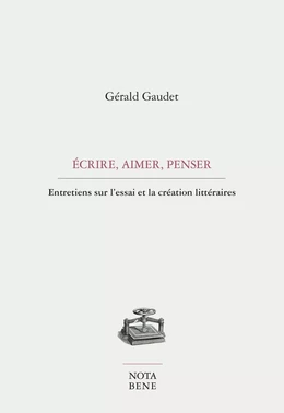 Écrire, aimer, penser