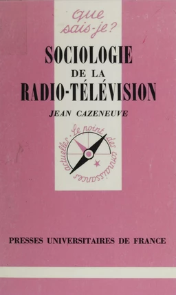 Sociologie de la radio-télévision