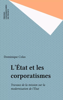 L'État et les corporatismes