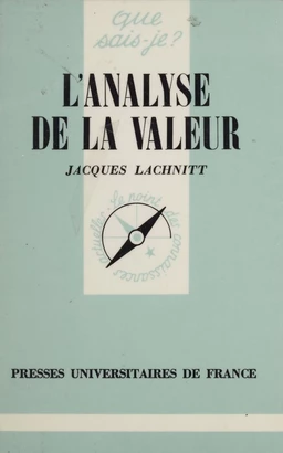 L'Analyse de la valeur