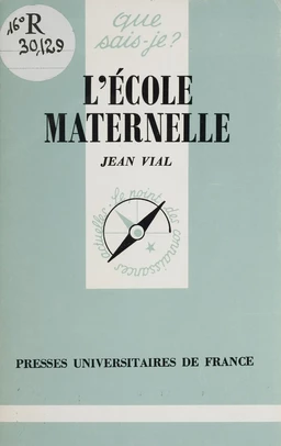 L'École maternelle