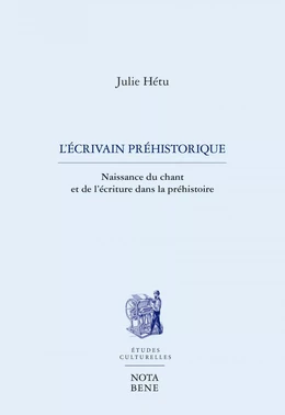 L'écrivain préhistorique