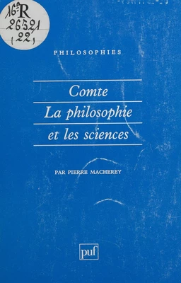 Comte : la philosophie et les sciences