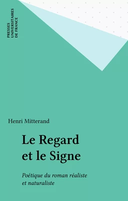 Le Regard et le Signe