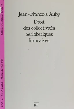 Droit des collectivités périphériques françaises