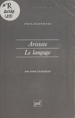 Aristote : le langage