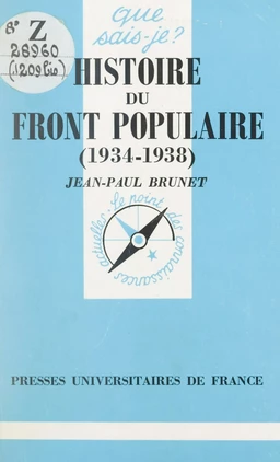 Histoire du Front populaire