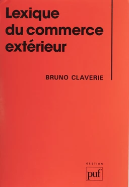 Lexique du commerce extérieur