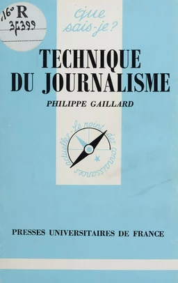 Technique du journalisme