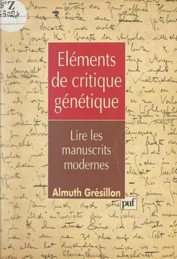 Éléments de critique génétique