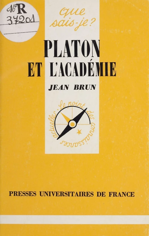 Platon - Jean Brun - Presses universitaires de France (réédition numérique FeniXX)