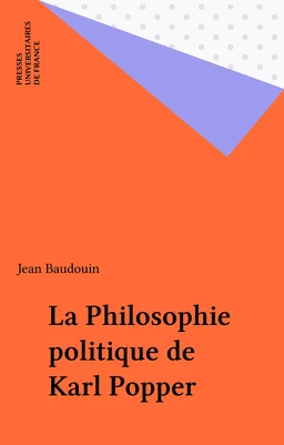 La Philosophie politique de Karl Popper