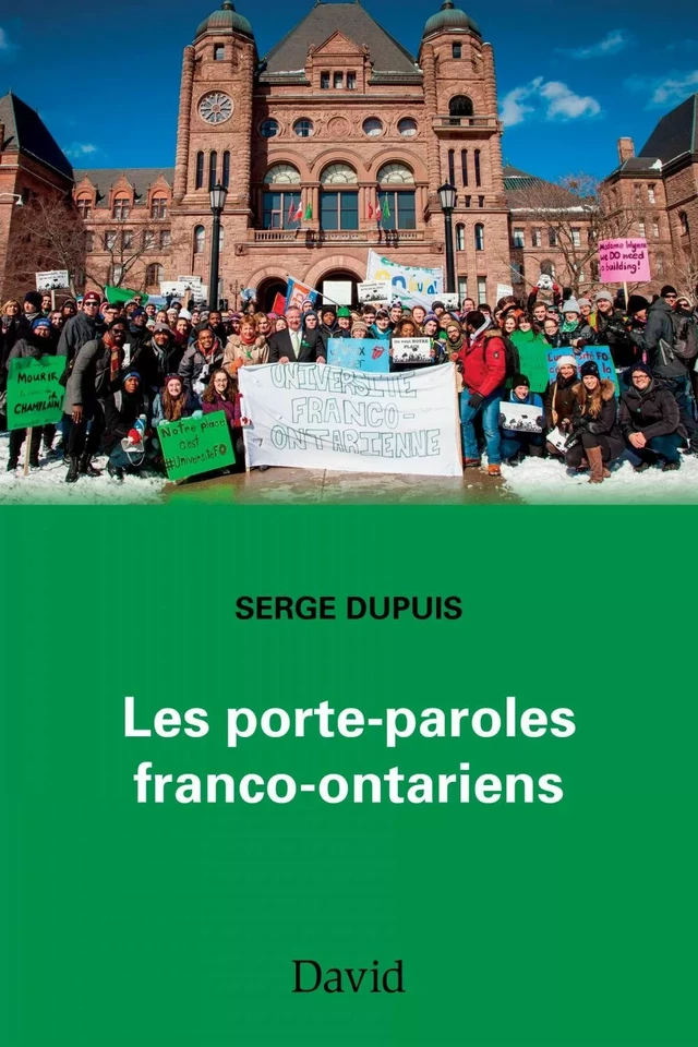 Les porte-paroles franco-ontariens - Serge Dupuis - Éditions David