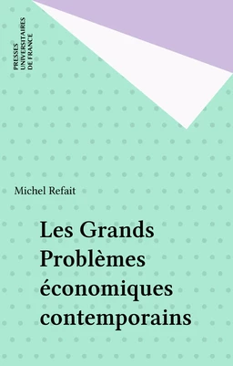 Les Grands Problèmes économiques contemporains