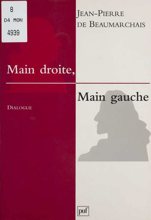 Main droite, main gauche - Jean-Pierre de Beaumarchais - Presses universitaires de France (réédition numérique FeniXX)