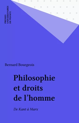 Philosophie et droits de l'homme