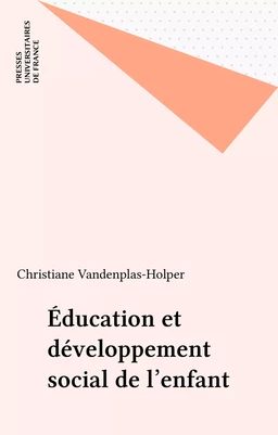 Éducation et développement social de l'enfant