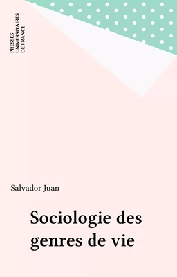 Sociologie des genres de vie