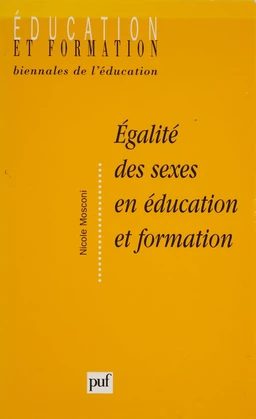 Égalité des sexes en éducation et formation