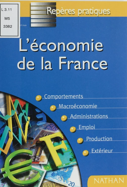 L'Économie de la France - Daniel Martina - Nathan (réédition numérique FeniXX)