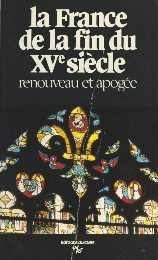 La France de la fin du 15e siècle : renouveau et apogée, économie, pouvoirs, arts, culture et conscience nationales - Bernard Chevalier - CNRS Éditions (réédition numérique FeniXX)