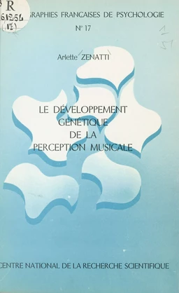 Le développement génétique de la perception musicale