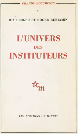 L'univers des instituteurs