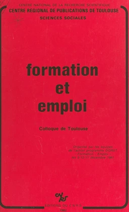 Formation et emploi