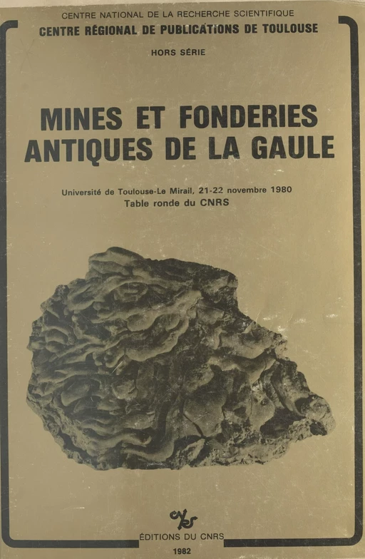 Mines et fonderies antiques de la Gaule -  - CNRS Éditions (réédition numérique FeniXX)