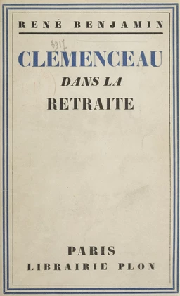 Clémenceau dans la retraite