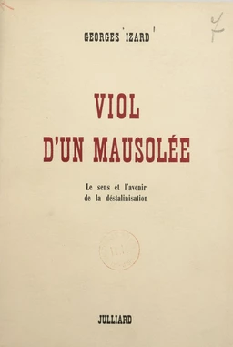 Viol d'un mausolée