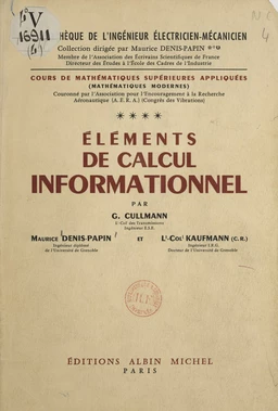 Cours de mathématiques supérieures appliquées (4)