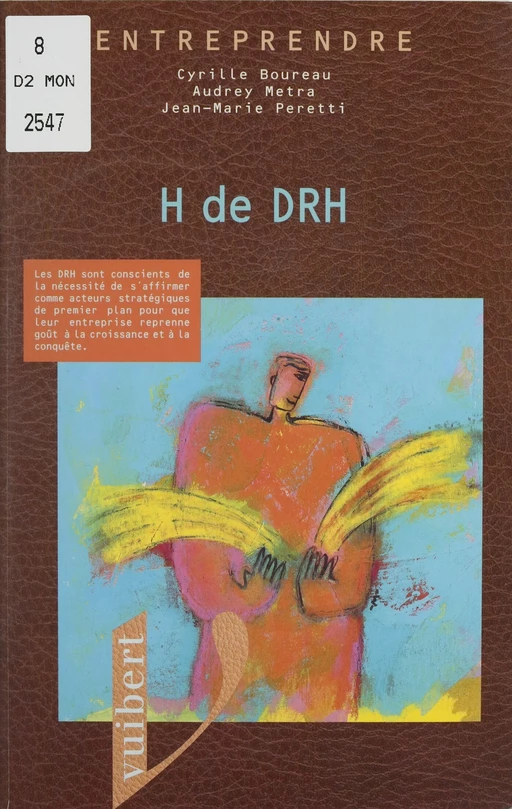 H de DRH - Cyrille Boureau, Audrey Metra, Jean-Marie Peretti - Vuibert (réédition numérique FeniXX)