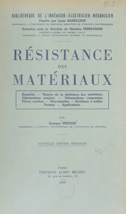 Résistance des matériaux