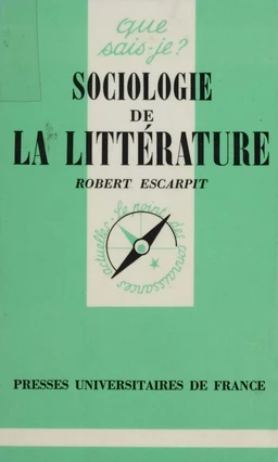 Sociologie de la littérature