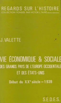 Vie économique et sociale des grands pays de l'Europe occidentale et des États-Unis