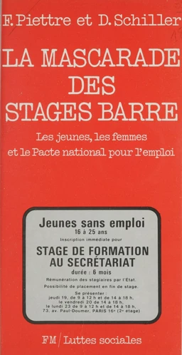 La mascarade des stages Barre