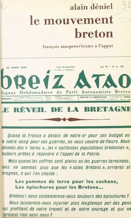 Le mouvement breton de 1919 à 1945