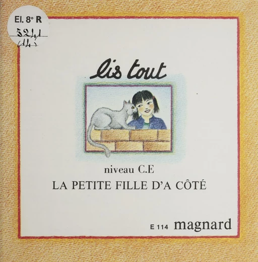 La petite fille d'à côté - Caroline Blanche - Magnard (réédition numérique FeniXX)