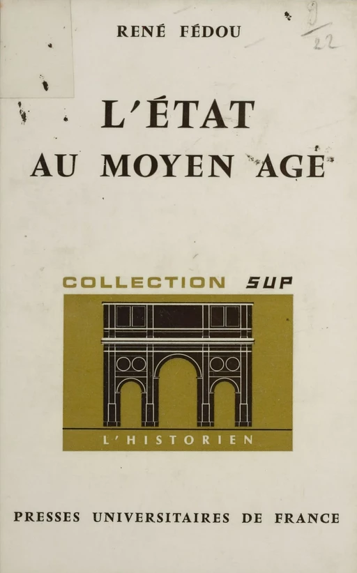 L'État au Moyen âge (8) - René Fédou - Presses universitaires de France (réédition numérique FeniXX)